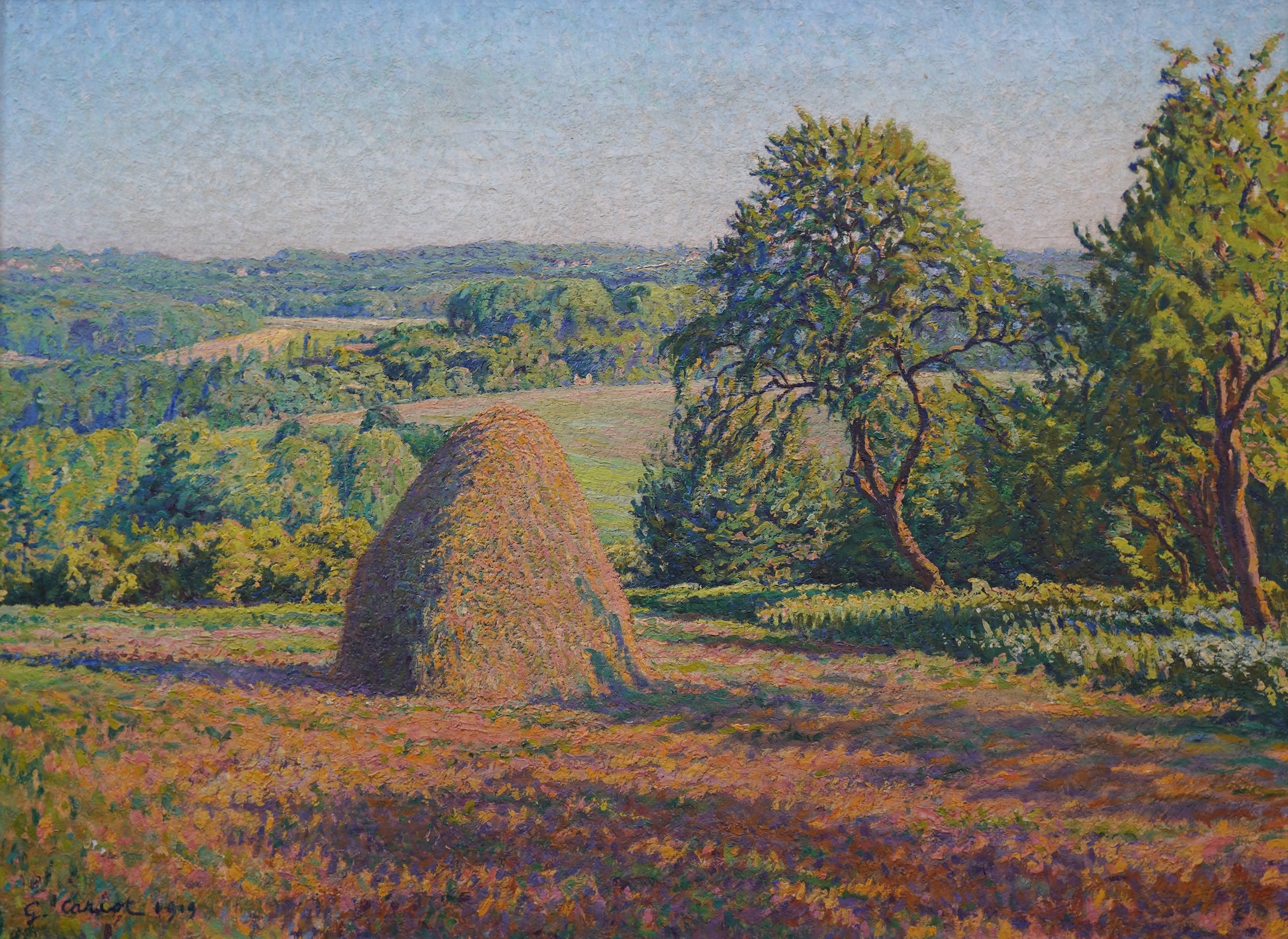 Gustave Cariot, French (1872-1950), 'Meule Ensoleillé'